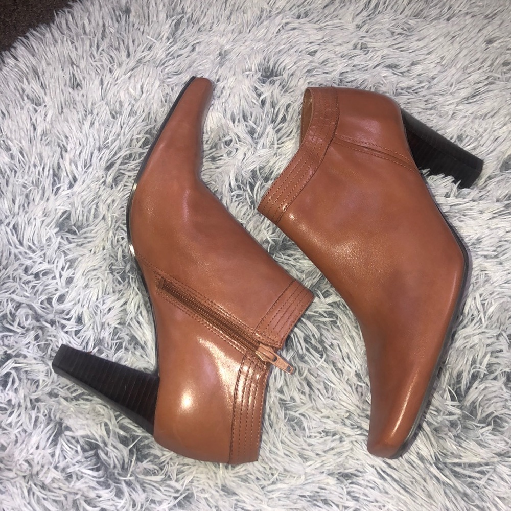 Brown booties